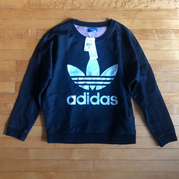 *NWT* Adidas Trefoil Crewneck - Picture 3 of 6